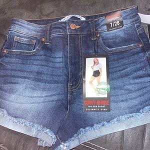 Brand new Celebrity Pink high-rise shorts